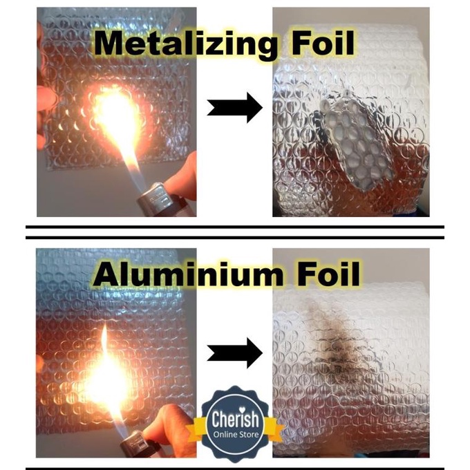 

(BISA COD) Aluminium Foil Bubble Insulasi Atap Peredam Panas Atap Bubble Meteran DISKON Kode 1205