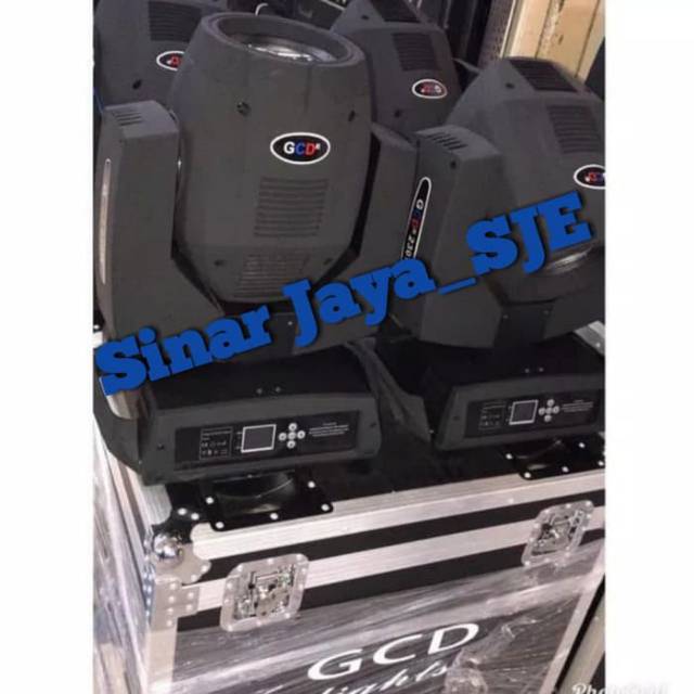 lampu moving beam/moving head beam GCD 230W full color + hardcase