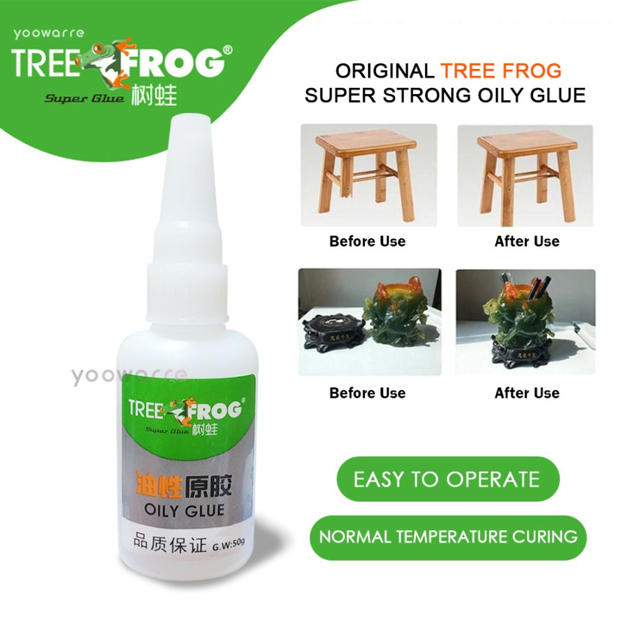 [BISA COD] TREE FROG Lem Setan Super Glue Serbaguna kuat Cairan Perekat INSTANT Tahan Air Lem Super kuat 502