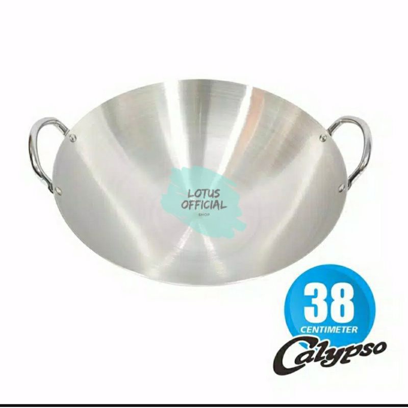 Calypso Kuali Wajan Stainless Steel 38 CM