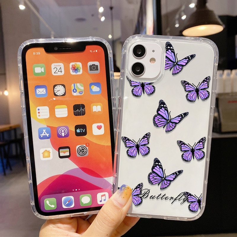 Soft Case Motif Kupu-Kupu Untuk Samsung A32 A52 A73 A71 A73 A750 A7 2018 A33 A31 A51 A52S A03 A03S A13 A12 A21S A20 A3022 A50S A30S