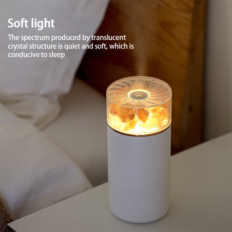 Small night light silent aromatherapy large-capacity mineral salt humidifier OW