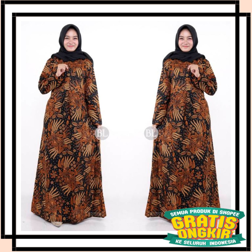 BATIK SEMARANG MURAH - TERBARU TERKINI / Gamis manggar
