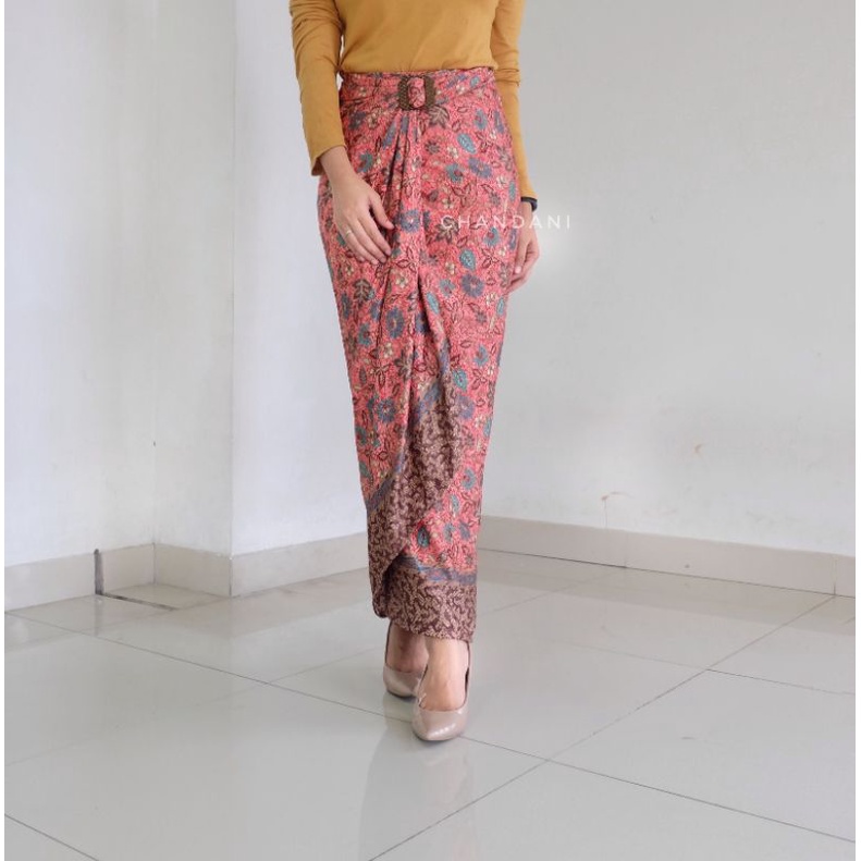 chandani.id • ROK LILIT BATIK SUTERA | kain lilit berkain batik wisuda kondangan
