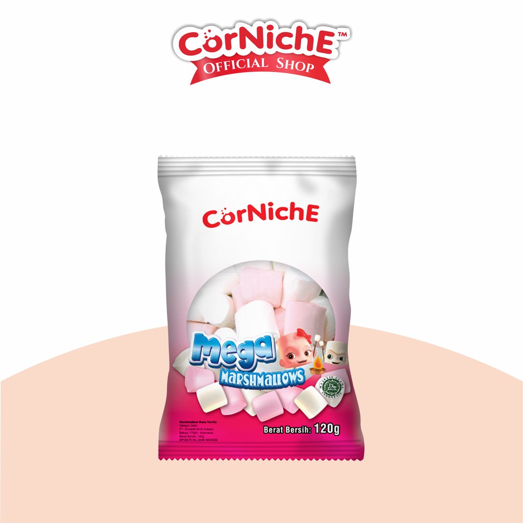 

Corniche Mega Pink White Marshmallow 120gr