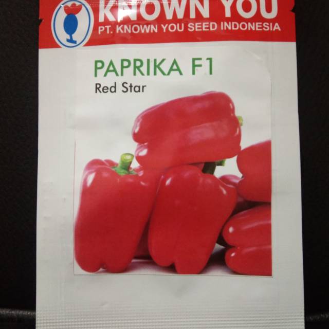 Jual Benih Bibit Paprika F1 Red Star (Know You Seed) Shopee Indonesia