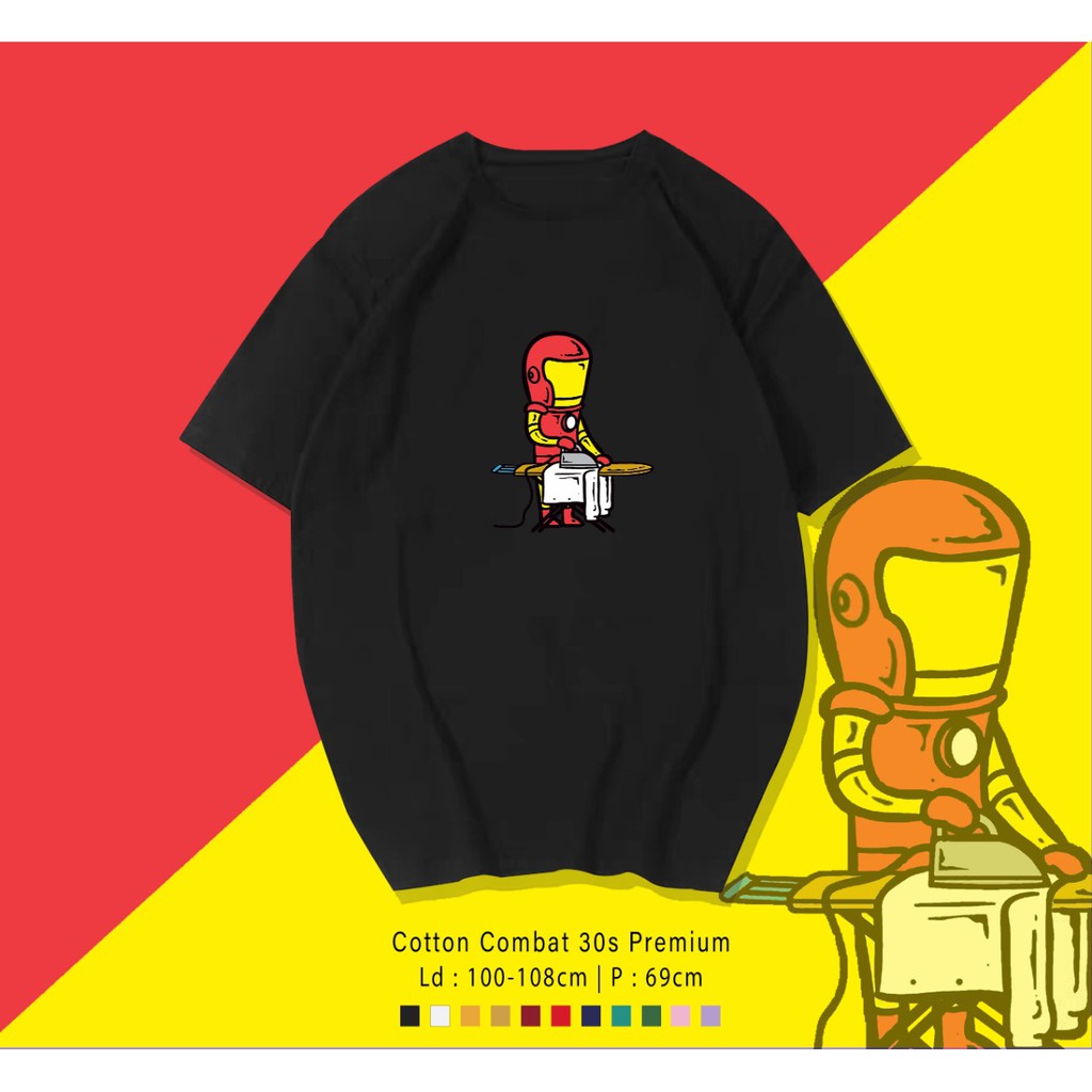 IRONMAN SUPERHERO AVANGERS MERENUNG / TERMURAH KAOS DESIGN DTG