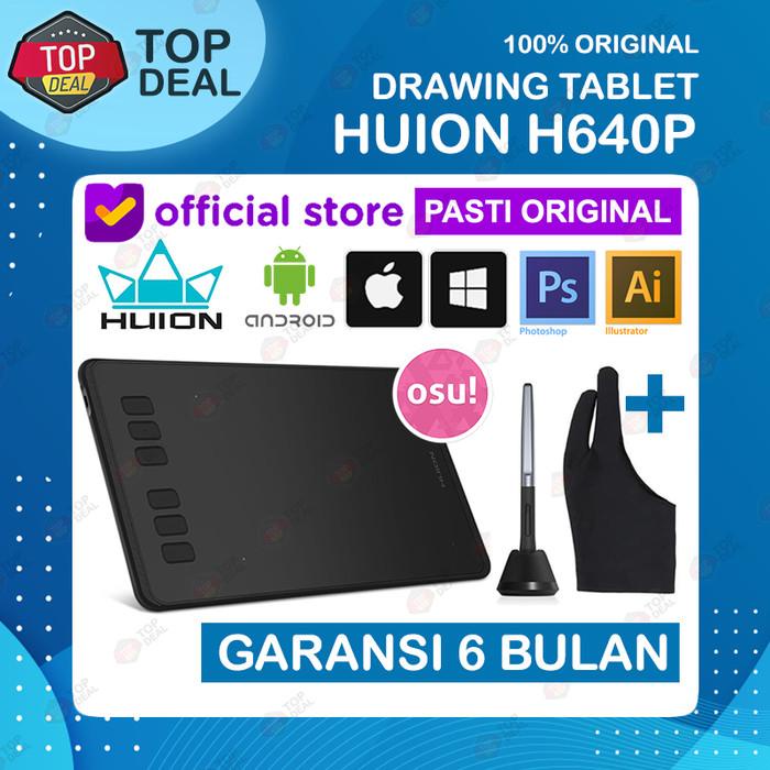 Huion H640P Graphic Drawing Pen Tablet For OSU Game alt HS64 Best Seller