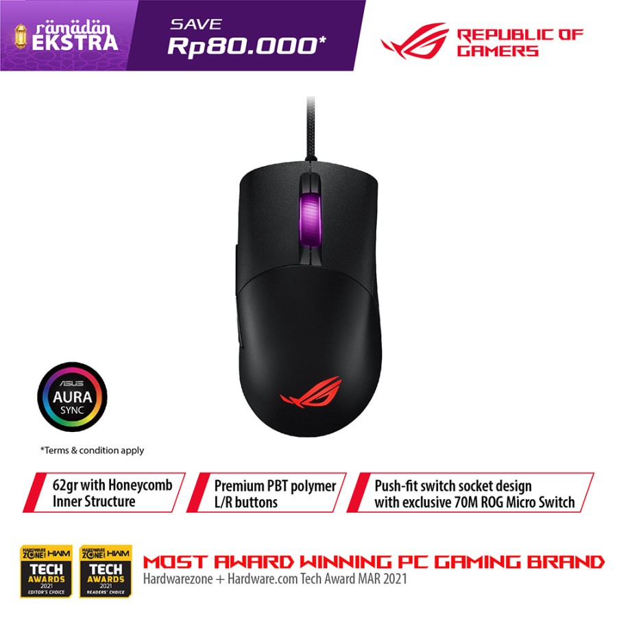 ASUS ROG Keris Lightweight FPS gaming mouse