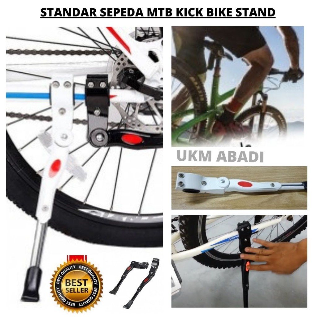 Standar Samping Sepeda MTB Road Bike Kick Stand Adjustable 34-40cm Z50 111163