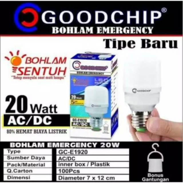 Bohlam Lampu Emergency