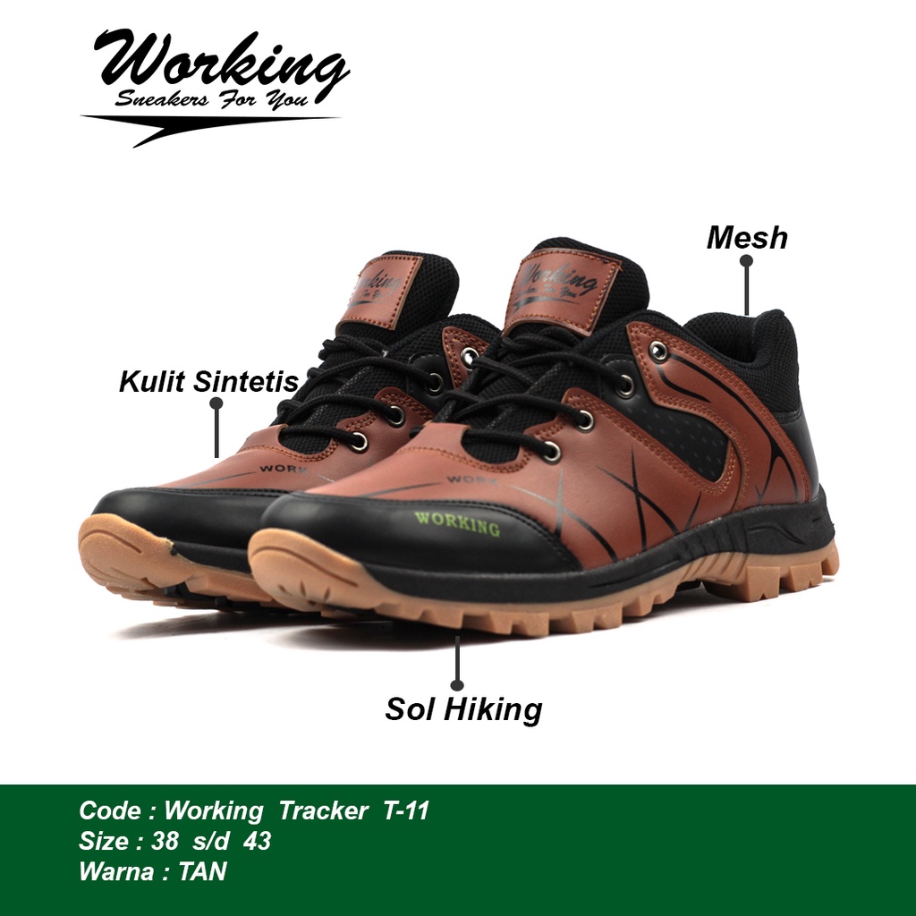 Working Sneakers For You Sepatu Hiking Anti Air T-11