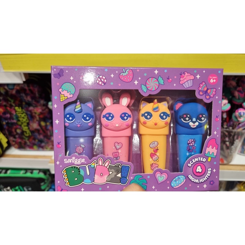 

Smiggle highlighter / Smiggle Stabilo Unik Original isi 4 Stabilo / Stabilo Anak unik / Stabilo smiggle Original