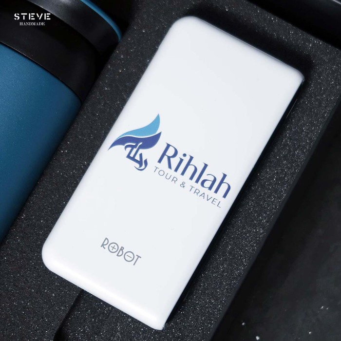 Gift Set Executive Premium B Tumbler Power Bank Steve Handmade