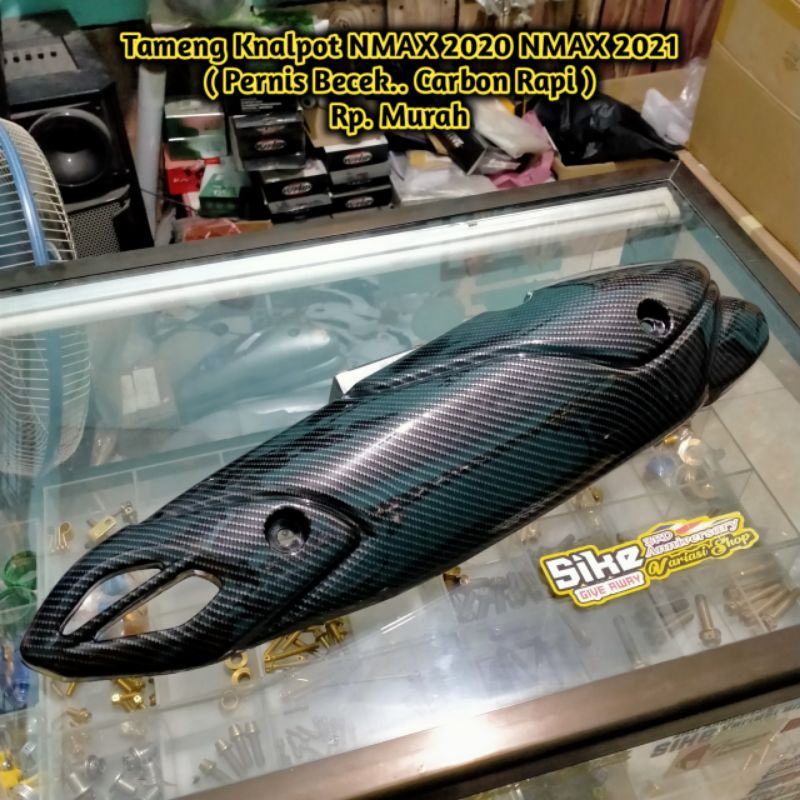 Cover Tameng Knalpot Nmax 2020 Nmax 2021 Carbon