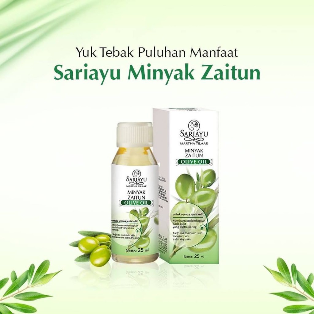 Sariayu Minyak Zaitun 25ml Shopee Indonesia