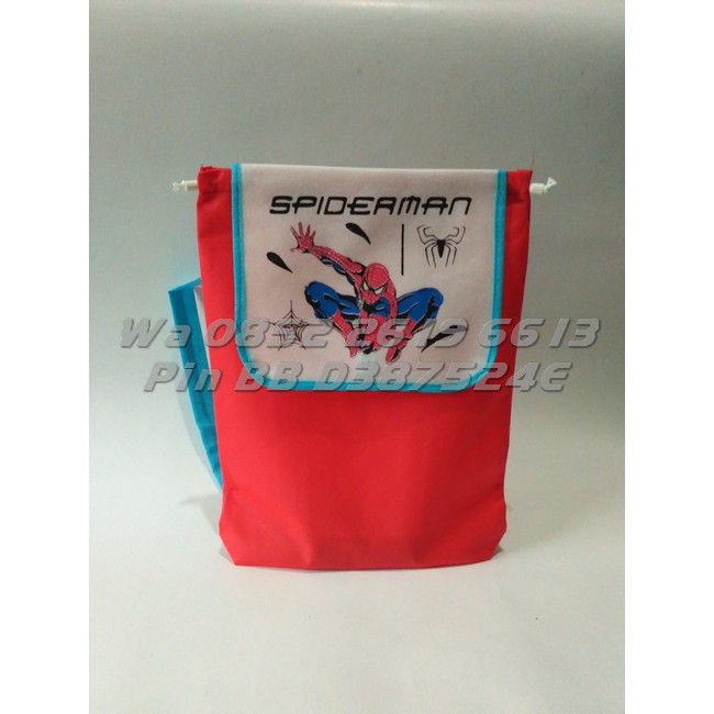 Tas Ultah SPIDERMAN | Tas Ulang Tahun Anak Kartun SPIDERMAN Model Ransel
