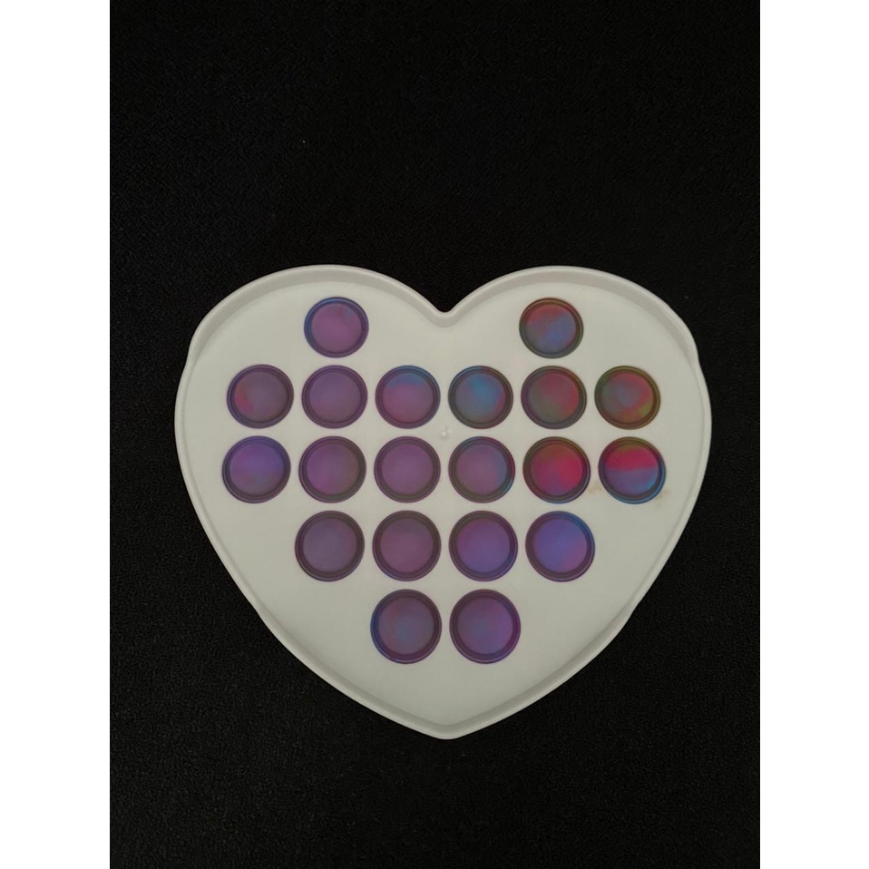 MMTOYS CM-P19 Fidget Toys Pop It PLASTIK Gelembung Dorong Permainan Anak Papan Pelangi Populer-6