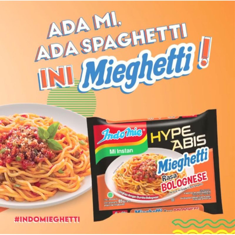 

Indomie SPAGHETI MIEGHETTI