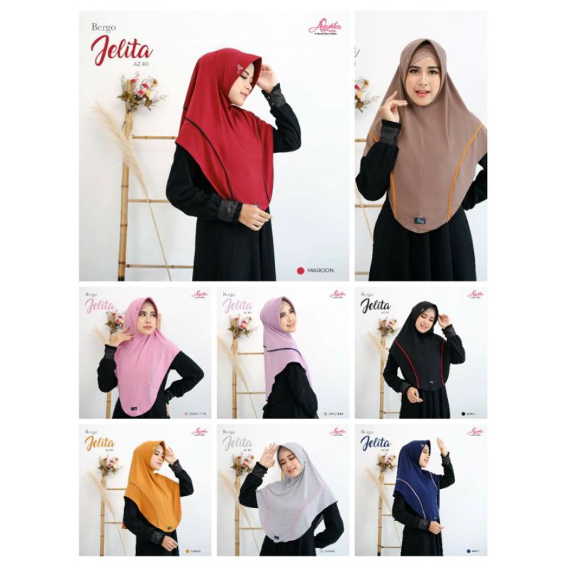 JILBAB AZAMKA JELITA/BERGO JELITA AZAMKA