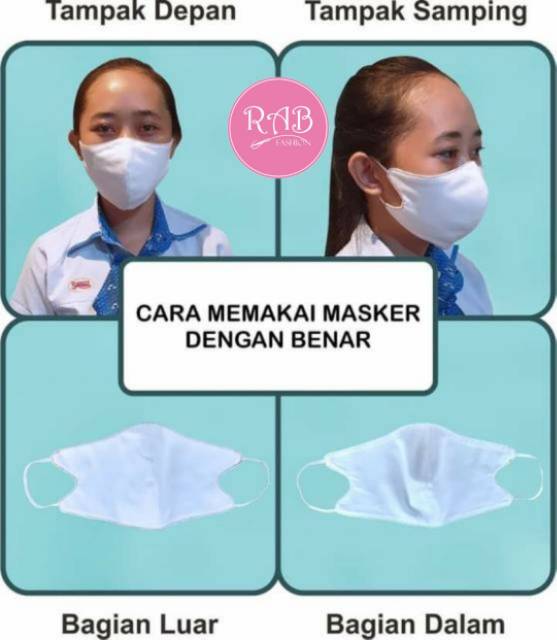 MASKER ASLI SRITEX ANTI AIR &amp; BAKTERI