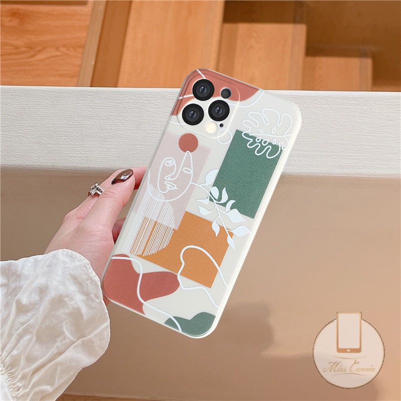 Casing Softcase Realme C35 C31 5I 6I 5 6 7 8 8Pro C21Y C25 C25S C25Y C11 C12 C20 C21 C3 7I Motif Geometri