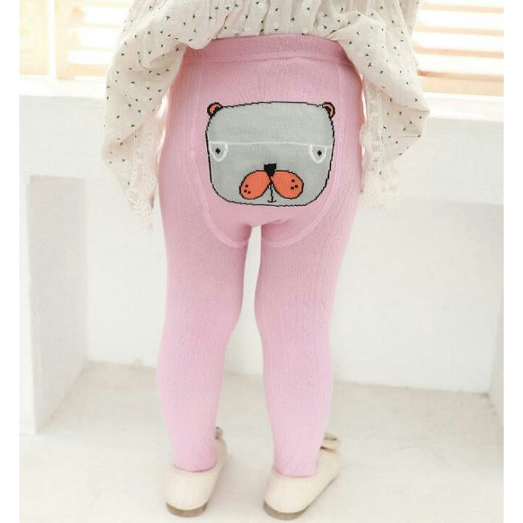LID7025 Celana Legging Rajut Legging Bayi / Anak Elastisitas Bernapas