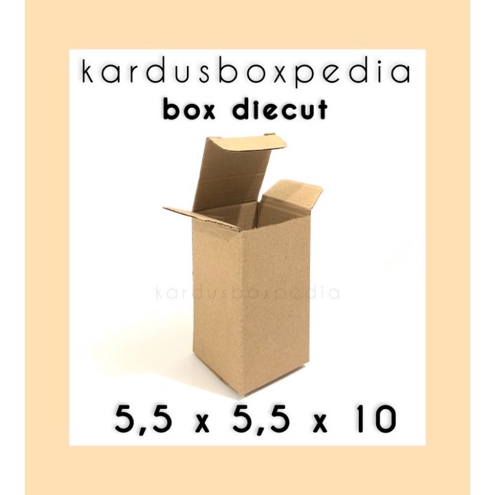 

corrugated box 5,5x5,5x10 box diecut/box pizza packing