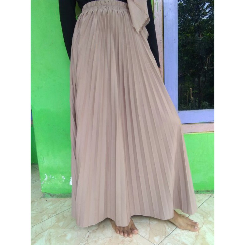 (PART 1)Rok plisket premium best seller termurah//rok plisket lipatan besar