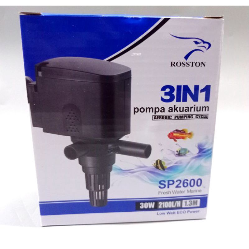 Promo murah POMPA AQUARIUM KOLAM ROSSTON RS 2600