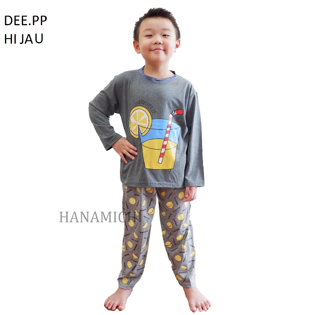 Hanamichi DEE.PP Piyama Anak Lengan Panjang