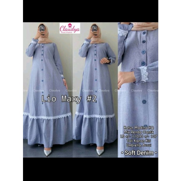 Lio Maxy/gamis wanita/dress muslim