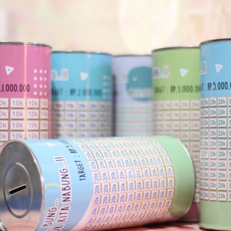 Celengan Target / Celengan Jumbo/ Celengan Viral/ Nabung yukk