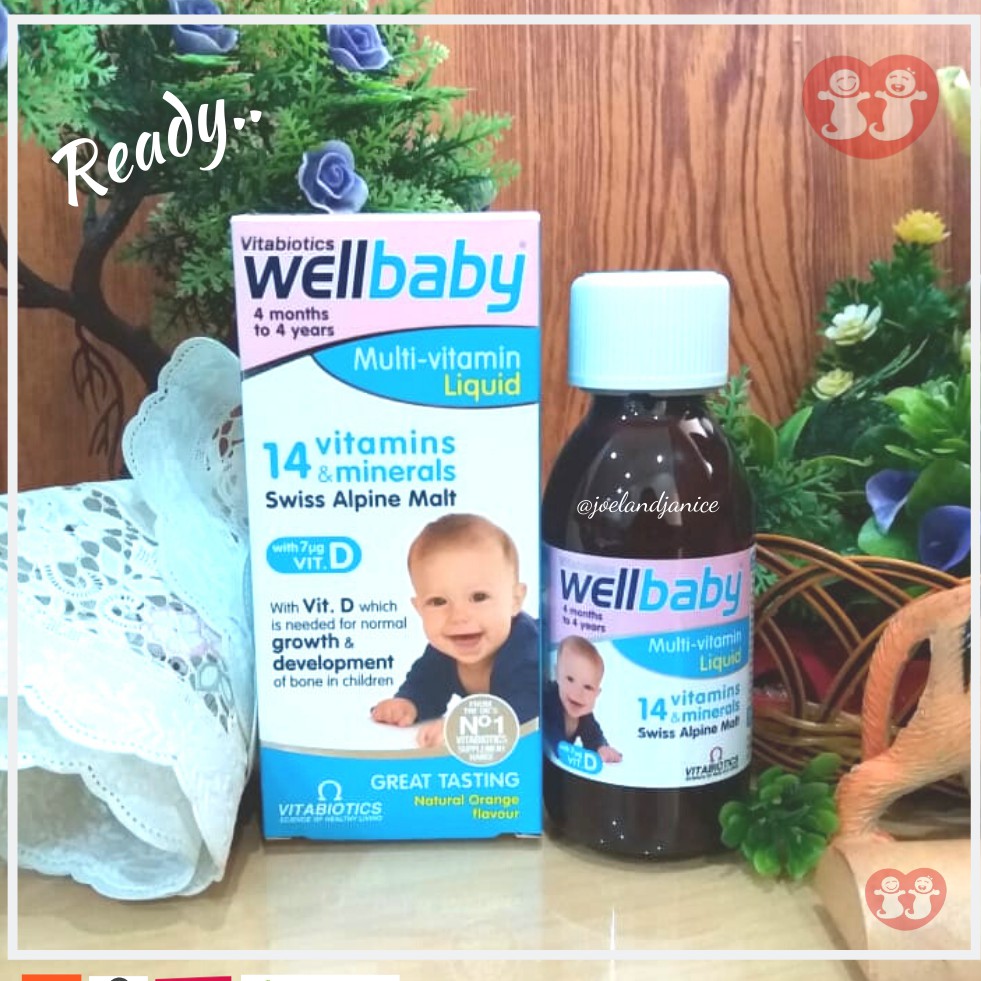 Jual Wellbaby MultiVitamin Liquid 150ml Shopee Indonesia