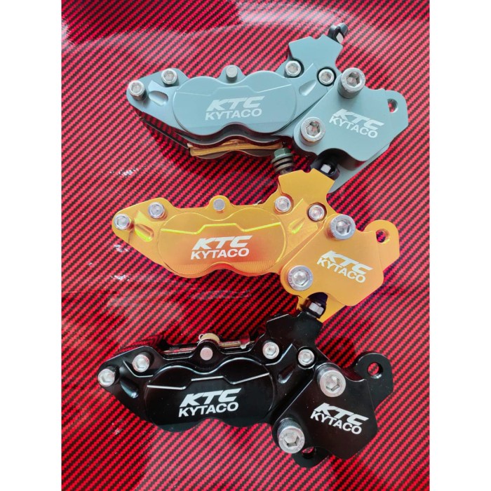 KALIPER KTC 4 PISTON SLIM NMAX AEROX 155 PLUS BREKET