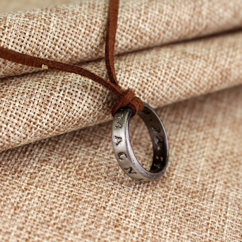 Non-mainstream Drake Alloy Ring Pendant Necklace Ring Necklace