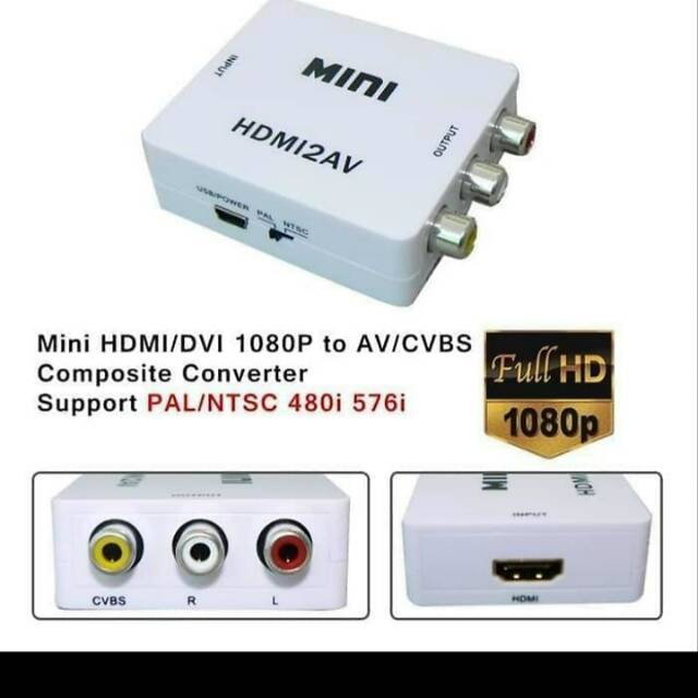 Converter mini box HDMI2AV 1080p