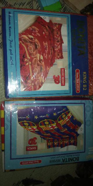 Sprei Bonita Motif Rose Teddy Ukuran 160 Dan 180