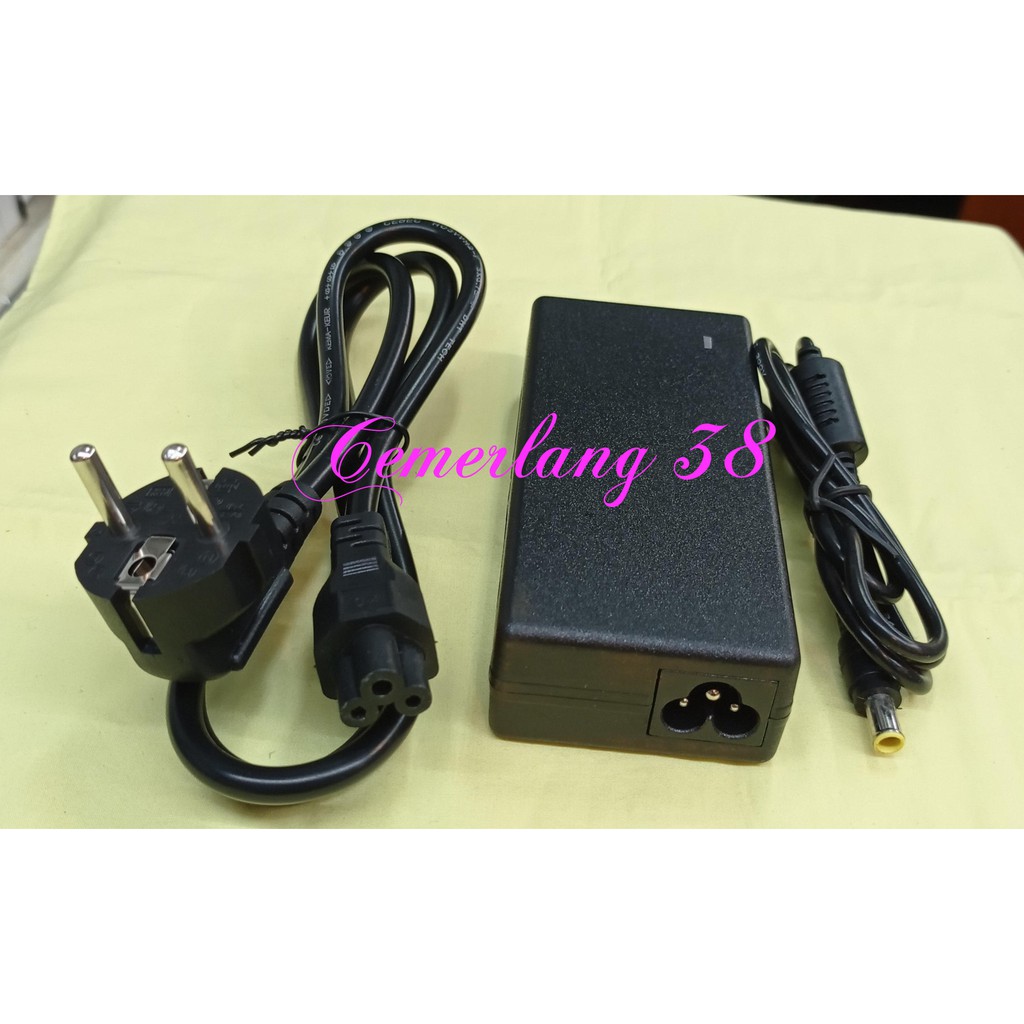 Adaptor Charger laptop 19.5 V 4.74 A + kabel power jarum switching