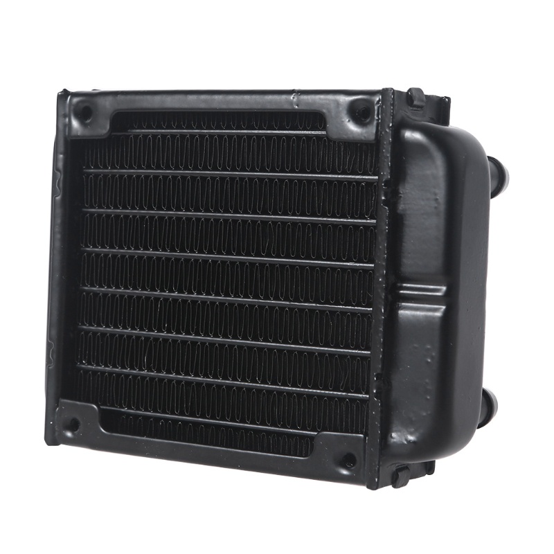 Bt 80mm 10tabung Radiator Pendingin Air Komputer G1/4Perempuan Drat Pembuangan Panas Untuk Komputer PC CPU Air Cool Syste