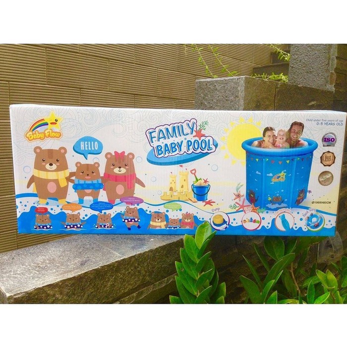 Makassar ! Kolam Family Pool Baby Flow Ukuran XL Jumbo 100 x 85 CM