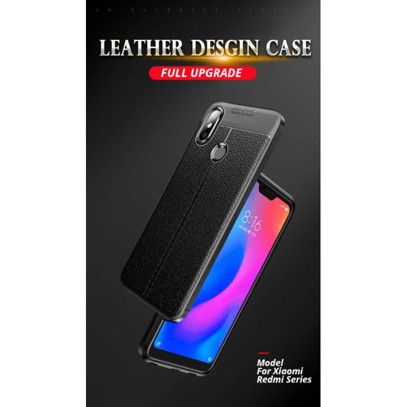 XIAOMI REDMI NOTE 6 PRO CASE SLIM TPU LEATHER - SOFT CASE AUTO FOCUS REDMI NOTE 6PRO SILIKON KESING