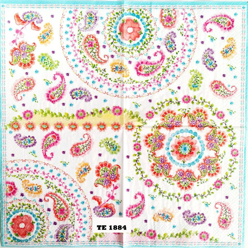 TISU NAPKIN DECOUPAGE EROPAH 33X33 CM TE  1884  TTS