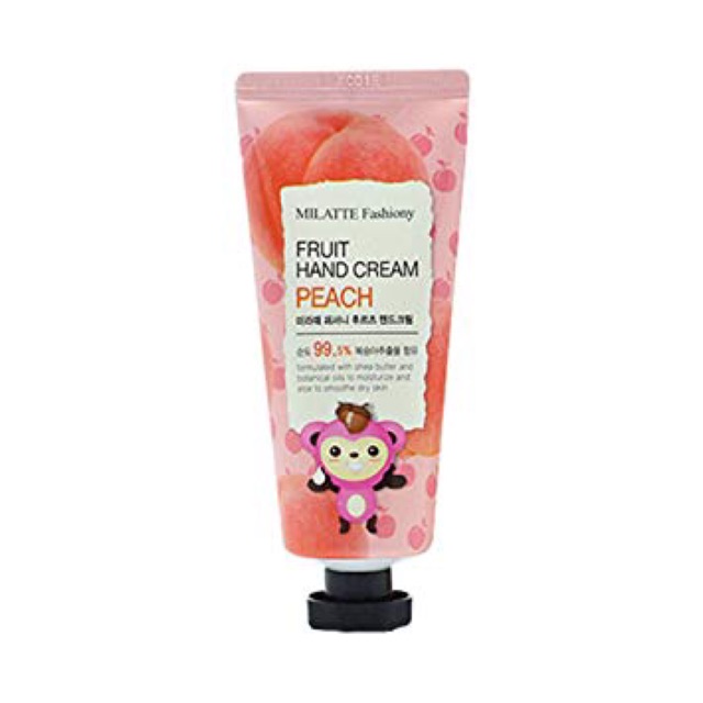 

Milatte Fashiony Fruit Hand Cream Peach Free Bubblewrap