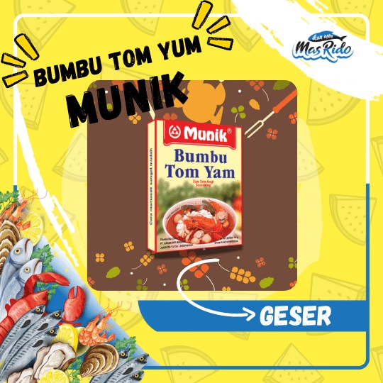 

Bumbu Instan Tom Yum Munik Tom Yum Seasoning Mudah Praktis Murah