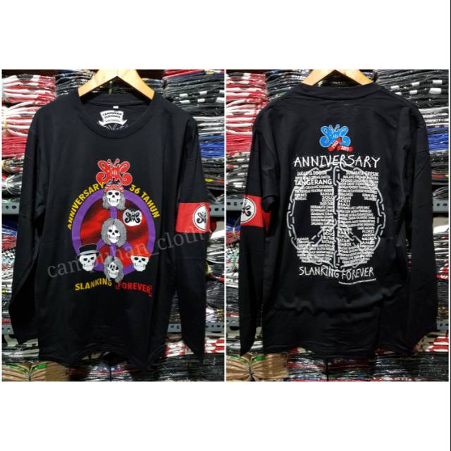 [ BISA BAYAR DI TEMPAT ] ready kaos panjang slank hut 36 tahun