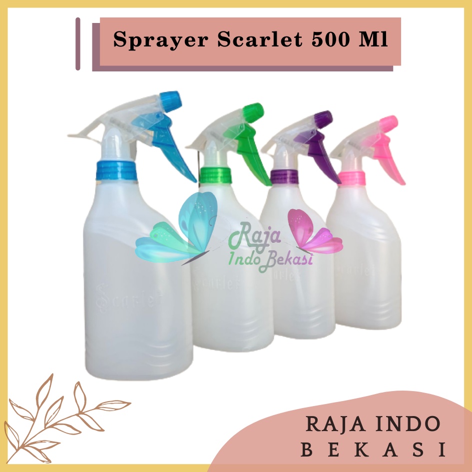 Sprayer Scarlet 500 Ml 1/2 Liter Sprayer Semprotan Air Disinfektan Tanaman Burung Sprayer Semprotan Serbaguna Elektrik Manual Swan Gun - SPRAYER BOTOL SEMPROTAN ASENA 500 ML AIR DISINFEKTAN