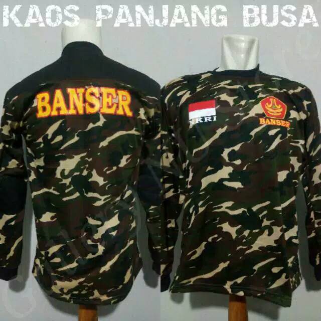 baju kaos lengan panjang banser
