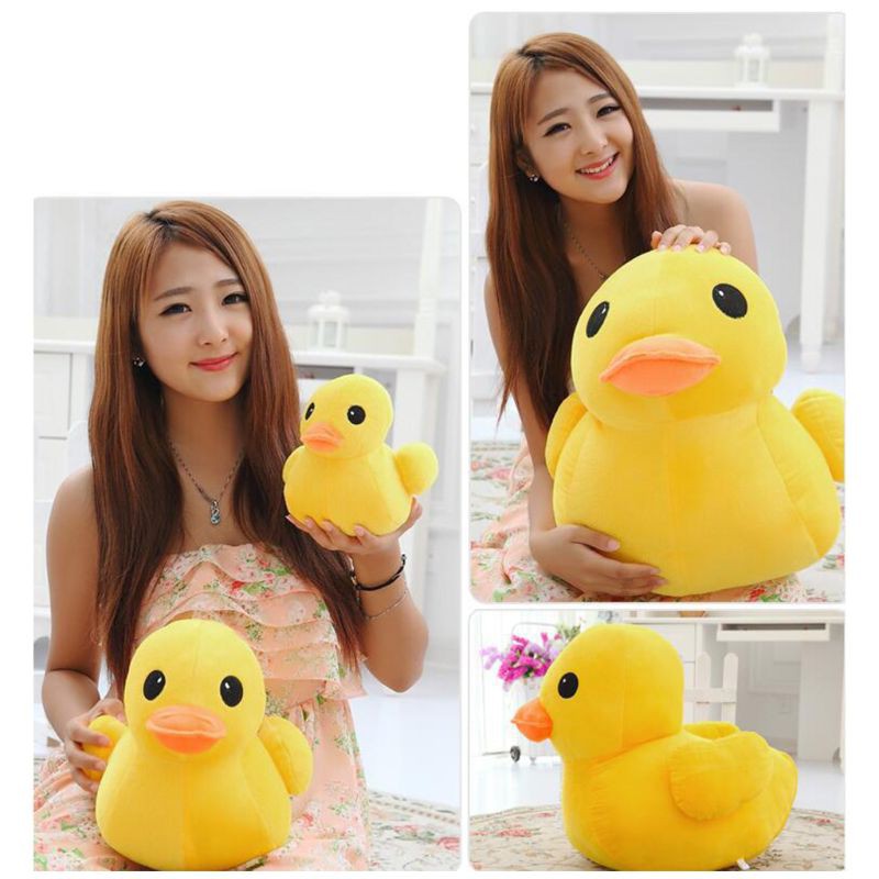 Mary Boneka Bebek Kuning Bahan Plush Untuk Dekorasi Sofa / Hadiah Ulang Tahun Anak