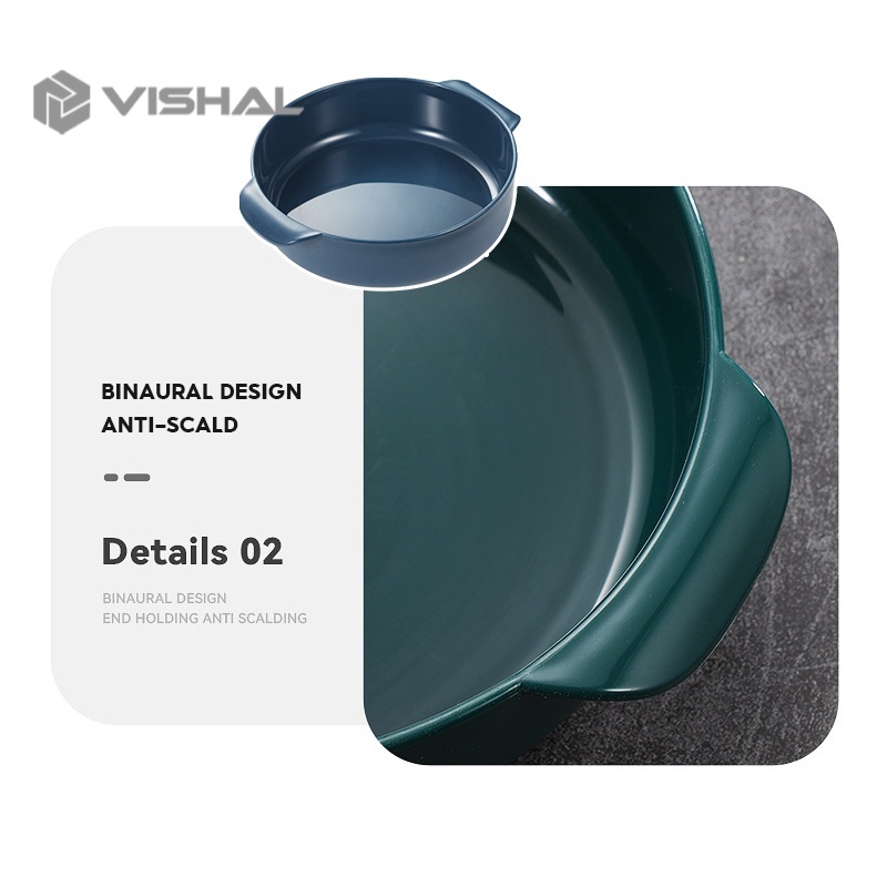 VISHAL Mangkuk Binaural Mangkok Wheat Straw/Mangkuk Kuah Bahan Jerami Makan Bowl VS-81